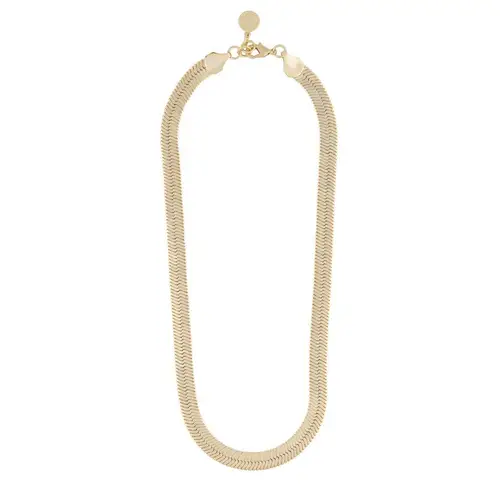 Snö Of Sweden Bella Chain Necklace Plain Gold 45 cm