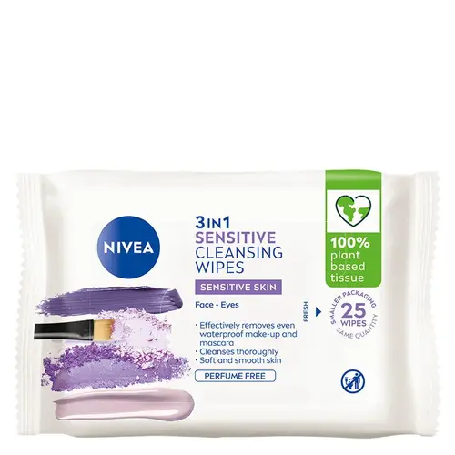 NIVEA Sensitive Cleansing Wipes 25pcs