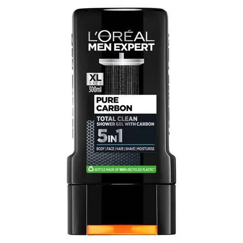 L'Oréal Paris Men Expert Pure Carbon Total Clean Shower Gel 300 m