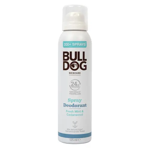 Bulldog Fresh Mint & Cedarwood Spray Deodorant 125 ml