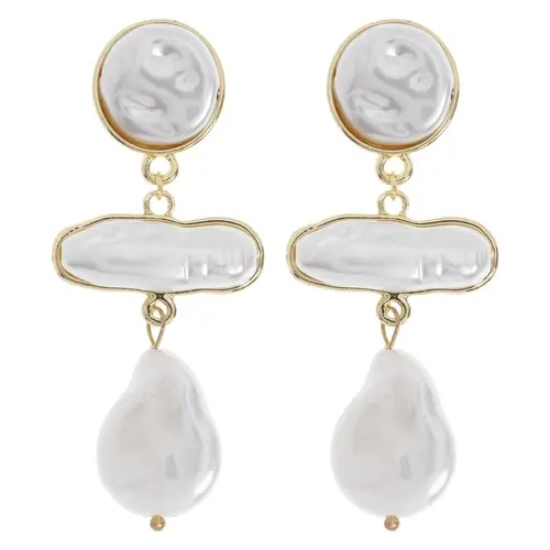 Timi Of Sweden Rivers Statement Faux Pearl Earrings