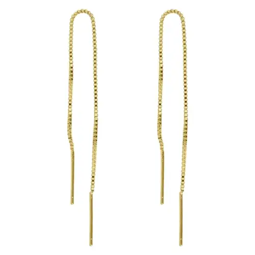 Timi Of Sweden Thea Chain Earrings Gold