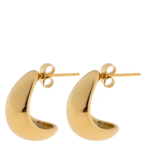 Timi Of Sweden Beaux Classic Chunky Stud Earrings Gold