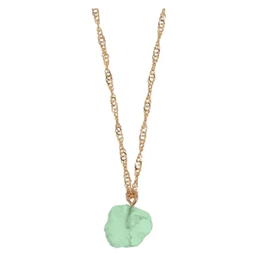 Timi Of Sweden Isolde Amazonite Necklace Gold