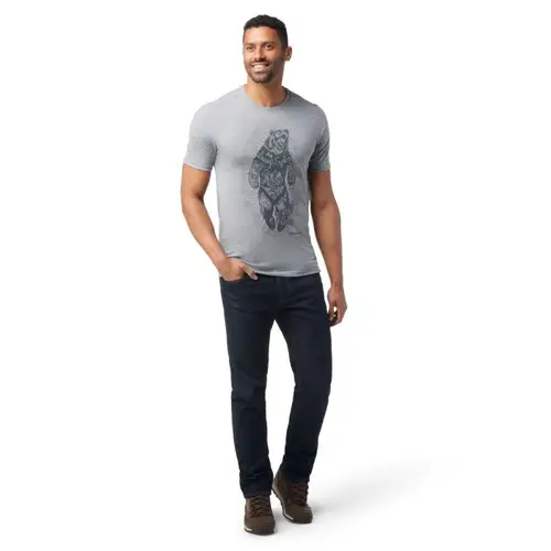 Smartwool Always Explore Slim Fit T-shirt, Str. S - Grå, Merinould & Genanvendt Polyester til Herre