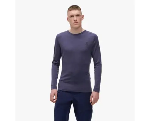 Merino Løbe T-shirt Herre XL - Blød & Åndbar i Lilla - Optimal Komfort til Løb