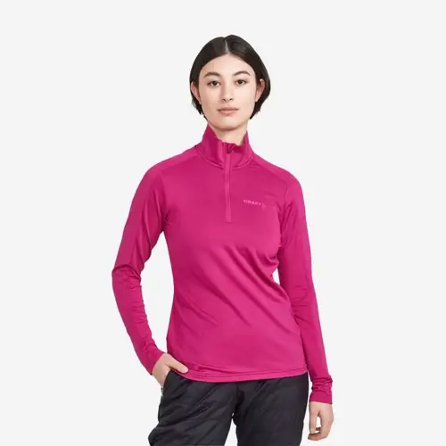 Core Gain Midlayer Half-Zip Løbetrøje - Str. S, Pink til Dame | Alsidig og Komfortabel