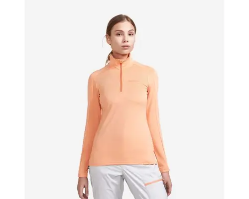 Core Gain Midlayer - Half-Zip Løbetrøje til Dame, Str. S, Alsidig i Orange