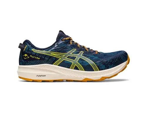 ASICS Fuji Lite 3 Trail Løbesko 40½ - Neutrale Løbere, Blå, Herre - Letvægts & Holdbar