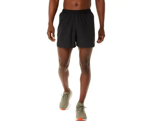 Asics Road 5in Shorts Sort - Shorts med Reflekser og Lommer