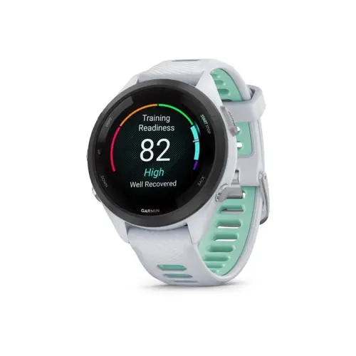 Garmin Forerunner 265S - Avanceret Løbeur med AMOLED Skærm & Musik, Hvid til Herre/Dame