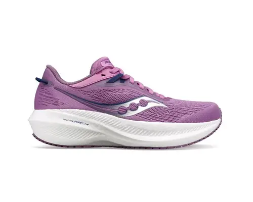 Saucony Triumph 21 Str. 37 - Stødabsorberende Neutral Løbesko til Dame i Pink til Daglig Træning