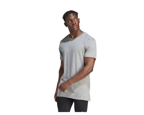 Adidas Ult Cte Merino T-shirt Herre - Str. S, Grå, Kold & Refleksiv Løbe-Tee