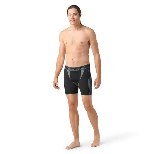 Smartwool Intraknit 6" Boxer Briefs Mænd - Komfortabel Merinould Løbeundertøj, Str. S