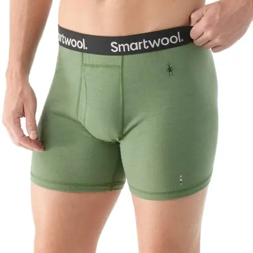 Smartwool Merino Boxer Briefs XL - Komfortabelt Herre Løbeundertøj i Grøn