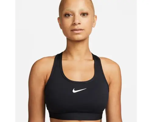 Nike Swoosh Medium Support Bra Sort - Sports BH