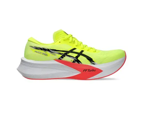 Asics Magic Speed 4 Dame Løbesko Str. 37½ - Grøn, Letvægt & Stødabsorbering