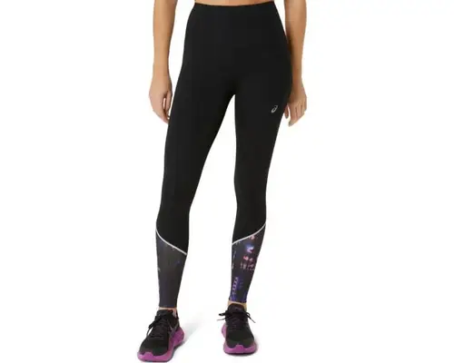 ASICS Road Lite-show Tights M - Reflekser, 3 Lommer, Komfortabel Pasform til Dame