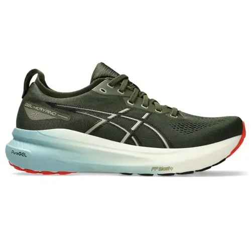 Asics Gel-Kayano 31 - Str. 42 - Stødabsorberende Løbesko til Herre - Grøn - Fri fragt over 999DKK