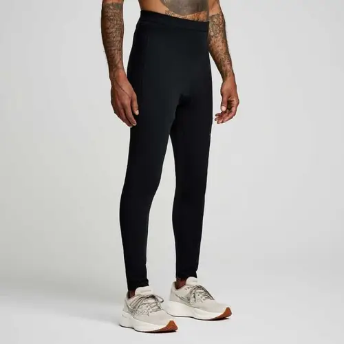 Saucony Hurricane Tights M Herre - Lange tights, Str. M, Komfortable og åndbare til løb