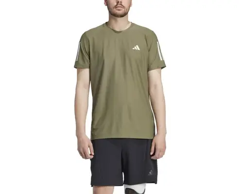 Adidas Own The Run T-shirt Grøn - T-shirt med reflekser