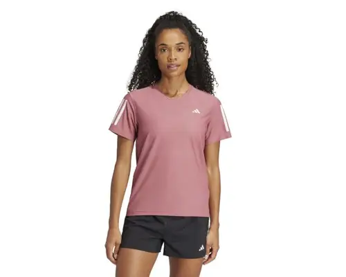 Adidas Own The Run B Running T-shirt Lilla - T-shirt