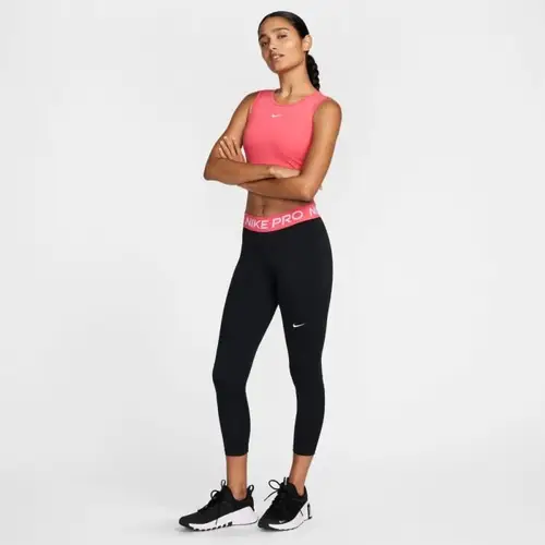 Nike Pro 365 Crop Tights M - Bløde, Åndbare Løbetights til Dame med Reflekser