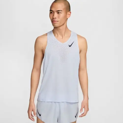 Nike Dri-FIT ADV Aeroswift Singlet, Str. S - Herre, Blå | Optimal Komfort til Løb