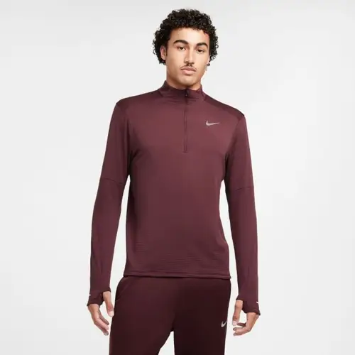 Nike Therma-FIT Element Half Zip Mellemlag Herre XL - Vandafvisende, Rød Trøje