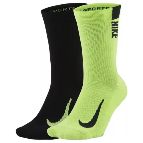 Nike Multiplier Crew 2-Pack Socks