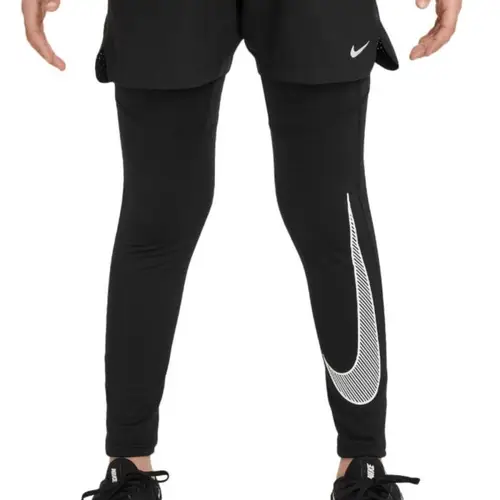 Nike Dri-FIT Pro Warm Tights M Junior - Lange tights til aktive drenge, str. M