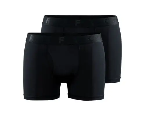 Craft Core Dry Boxer 3" 2-pack Sort - Sportsundertøj