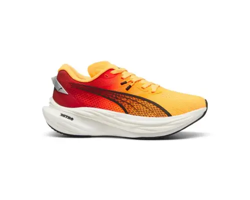 Puma Deviate Nitro 3 Fade Str: 42 (Dame) Orange - Løbesko med Carbonplade i Mellemsålen | Fri fragt