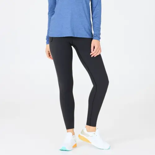 Endurance Move Tights Dame - Str. 34, Komfortable Løbetights med Sidelommer