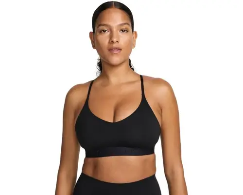 Nike Indy Light Support Bra - Justerbar, Komfortabel Sports-bh til Dame, Str. L