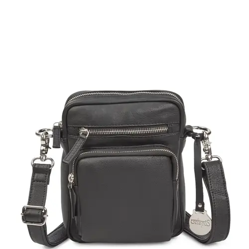 Style Orbit i sort. Perfekt unisex skulder- og crossbodytaske i smukt kvalitetslæder