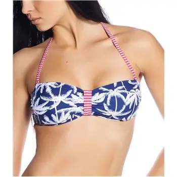 Esprit Sunset Padded Bandeau Navy Navy 40 Dame