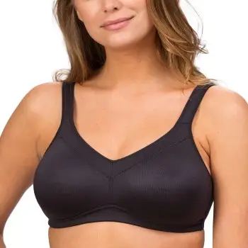 Trofe Betty Wireless Bra Bh Sort B 75 Dame