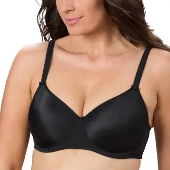 Trofe Sanna T-shirt Underwire Bra Bh Sort B 70 Dame