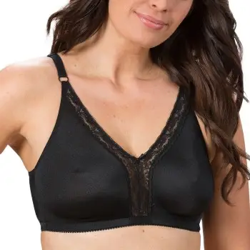 Trofe Katja Wireless Bra Bh Sort A 70 Dame