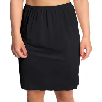 Trofe Slip Skirt Short Sort Small Dame