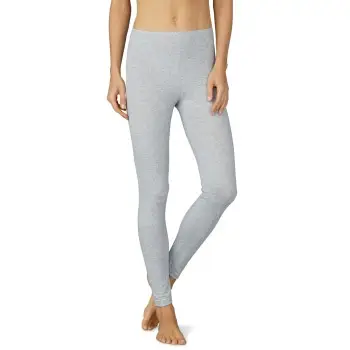 Mey Cotton Pure Leggings Gråmelerad bomuld 40 Dame