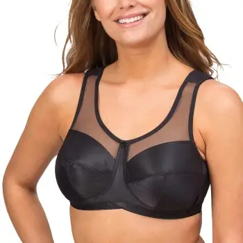 Trofe Rosie Wireless Bra Bh Sort B 75 Dame