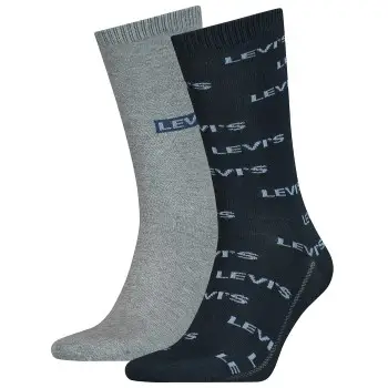 Levis Strømper 2P Logo Regular Socks Blå Str 39/42