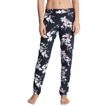 Calida Favorites Dreams Printed Pants Blå Mønster bomuld Small Dame