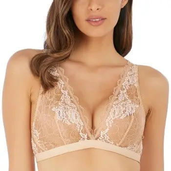 Wacoal Bh Lace Perfection Bralette Beige Small Dame