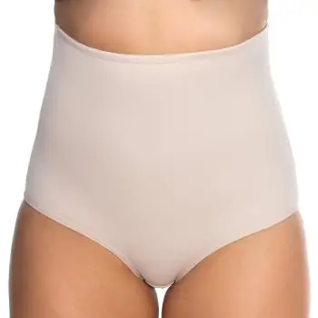 Trofe Shaping High Waist Brief Trusser Beige Small Dame