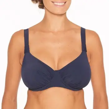 Wiki Basic Full Cup Bikini Top Mørkblå B 75 Dame