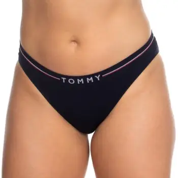 Tommy Hilfiger Trusser Seamless Curve Bikini Brief Marineblå polyamid X-Large Dame