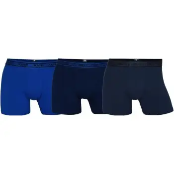 Dovre 3P Bamboo Boxer Tights Blå Small Herre